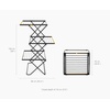 image:imageJoseph Joseph AirFrame Max 3Tier Folding Drying Rack High Capacity70 ft