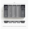 image:imageJoseph Joseph Blox Modular Drawer Organizer Storage Bins 7 Piece Set7 piece
