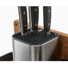 image:imageJoseph Joseph CounterStore Kitchen Utensil Holder Knife Block and Cutting Board Set Stainless SteelOnesize