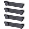 image:imageJoseph Joseph Cupboard Store  Set of 4 Pot and Pan Lid Holders Self Adhesive Wall Mount Storage Organizer Suitable for Lids Up to 9 in  3M VHB Tape Included GrayGray