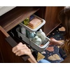 image:imageJoseph Joseph CupboardStore EasyAccess Wheeled Storage Caddy  UnderSink Kitchen Organizer Made from Recycled Plastic2Tier