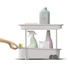 image:imageJoseph Joseph CupboardStore EasyAccess Wheeled Storage Caddy  UnderSink Kitchen Organizer Made from Recycled Plastic2Tier
