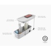 image:imageJoseph Joseph CupboardStore EasyAccess Wheeled Storage Caddy  UnderSink Kitchen Organizer Made from Recycled Plastic2Tier