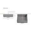 image:imageJoseph Joseph CupboardStore Under Shelf Drawer Kitchen Cabinet Storage Organizer Space Saving GrayWhiteStandard