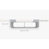 image:imageJoseph Joseph CupboardStore Under Shelf Storage Plastic Wrap Film Foil and Bag Space Saving Cabinet OrganizerStandard