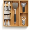 image:imageJoseph Joseph DrawerStore Compact Knife Organizer holds up to 9 knives Kitchen Organization amp Drawer Storage BambooCutlery  Utensils Organiser