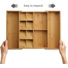 image:imageJoseph Joseph DrawerStore Compact Knife Organizer holds up to 9 knives Kitchen Organization amp Drawer Storage BambooCutlery  Utensils Organiser
