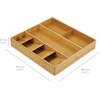 image:imageJoseph Joseph DrawerStore Compact Knife Organizer holds up to 9 knives Kitchen Organization amp Drawer Storage BambooCutlery  Utensils Organiser