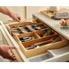 image:imageJoseph Joseph DrawerStore Compact Knife Organizer holds up to 9 knives Kitchen Organization amp Drawer Storage BambooCutlery  Utensils Organiser