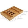 image:imageJoseph Joseph DrawerStore Compact Knife Organizer holds up to 9 knives Kitchen Organization amp Drawer Storage BambooCutlery  Utensils Organiser