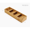 image:imageJoseph Joseph DrawerStore Compact Knife Organizer holds up to 9 knives Kitchen Organization amp Drawer Storage BambooFlatware Organizer