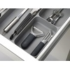 image:imageJoseph Joseph DrawerStore Compact Utensil Organizer For Kitchen Drawer Silverware Flatware Tray Large GreyFlatware  Utensils Organizer