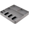 image:imageJoseph Joseph DrawerStore Compact Utensil Organizer For Kitchen Drawer Silverware Flatware Tray Large GreyFlatware  Utensils Organizer