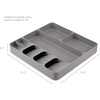 image:imageJoseph Joseph DrawerStore Compact Utensil Organizer For Kitchen Drawer Silverware Flatware Tray Large GreyFlatware  Utensils Organizer