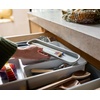 image:imageJoseph Joseph DrawerStore Compact Utensil Organizer For Kitchen Drawer Silverware Flatware Tray Small GreyRecycled Plastic