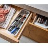 image:imageJoseph Joseph DrawerStore Compact Utensil Organizer For Kitchen Drawer Silverware Flatware Tray Small GreyRecycled Plastic