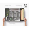 image:imageJoseph Joseph DrawerStore Compact Utensil Organizer For Kitchen Drawer Silverware Flatware Tray Small GreyRecycled Plastic