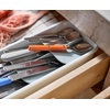 image:imageJoseph Joseph DrawerStore Compact Utensil Organizer For Kitchen Drawer Silverware Flatware Tray Small GreyRecycled Plastic