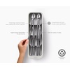 image:imageJoseph Joseph DrawerStore Compact Utensil Organizer For Kitchen Drawer Silverware Flatware Tray Small GreyRecycled Plastic