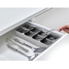 image:imageJoseph Joseph DrawerStore Compact Utensil Organizer For Kitchen Drawer Silverware Flatware Tray Small GreyStandard