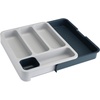 image:imageJoseph Joseph DrawerStore Compact Utensil Organizer For Kitchen Drawer Silverware Flatware Tray Small GreyStandard