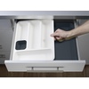 image:imageJoseph Joseph DrawerStore Compact Utensil Organizer For Kitchen Drawer Silverware Flatware Tray Small GreyStandard