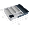 image:imageJoseph Joseph DrawerStore Compact Utensil Organizer For Kitchen Drawer Silverware Flatware Tray Small GreyStandard