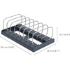 image:imageJoseph Joseph DrawerStore Cookware Organizer Baking Tray Rack Space Saving Storage for Pans Lids Cutting BoardsBaking Trays
