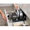 image:imageJoseph Joseph DrawerStore Cookware Organizer Baking Tray Rack Space Saving Storage for Pans Lids Cutting BoardsPots  Pans