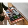 image:imageJoseph Joseph DrawerStore Knife Organizer holds up to 9 knives Kitchen Organization amp Drawer Storage  Compact GrayRecycled Plastic