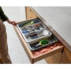 image:imageJoseph Joseph DrawerStore Knife Organizer holds up to 9 knives Kitchen Organization amp Drawer Storage  Compact GrayRecycled Plastic