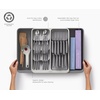 image:imageJoseph Joseph DrawerStore Knife Organizer holds up to 9 knives Kitchen Organization amp Drawer Storage  Compact GrayRecycled Plastic