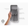 image:imageJoseph Joseph DrawerStore Knife Organizer holds up to 9 knives Kitchen Organization amp Drawer Storage  Compact GrayRecycled Plastic