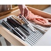 image:imageJoseph Joseph DrawerStore Knife Organizer holds up to 9 knives Kitchen Organization amp Drawer Storage  Compact GrayRecycled Plastic