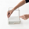 image:imageJoseph Joseph Duo 2tier Cupboard Organiser with Drawer Kitchen and Storage Organiser for Spices Packets and Cans GreyGrey