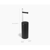 image:imageJoseph Joseph EasyStore Toilet Paper Holder Stand Concealed Storage Holds 3 Spare Rolls Gloss WhiteBlack