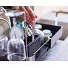 image:imageJoseph Joseph Extend Steel Plus Extendable Dish Rack Steel Small to Large Dish Drainer with Wine Glass Holder amp Drain Spout BlackBlack