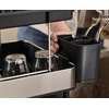 image:imageJoseph Joseph Extend Steel Plus Extendable Dish Rack Steel Small to Large Dish Drainer with Wine Glass Holder amp Drain Spout BlackGray