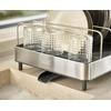 image:imageJoseph Joseph Extend Steel Plus Extendable Dish Rack Steel Small to Large Dish Drainer with Wine Glass Holder amp Drain Spout BlackGray