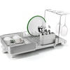 image:imageJoseph Joseph Extend Steel Plus Extendable Dish Rack Steel Small to Large Dish Drainer with Wine Glass Holder amp Drain Spout BlackLight Stone