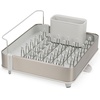 image:imageJoseph Joseph Extend Steel Plus Extendable Dish Rack Steel Small to Large Dish Drainer with Wine Glass Holder amp Drain Spout BlackLight Stone