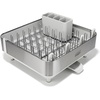 image:imageJoseph Joseph Extend Steel Plus Extendable Dish Rack Steel Small to Large Dish Drainer with Wine Glass Holder amp Drain Spout BlackLight Stone