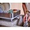 image:imageJoseph Joseph Extend Steel Plus Extendable Dish Rack Steel Small to Large Dish Drainer with Wine Glass Holder amp Drain Spout BlackLight Stone