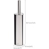 image:imageJoseph Joseph Flex 360 Advanced Smart Toilet Brush and Storage Holder Set with Antidrip AntiClog TripleAction Replaceable Brush Head  WhiteStainlesssteel