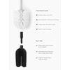 image:imageJoseph Joseph Flex 360 Lite Advanced Smart Toilet Brush and Small Storage Holder Set with Antidrip AntiClog TripleAction Replaceable Brush Head  BlackBlack