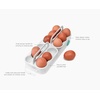 image:imageJoseph Joseph FridgeStore XL Fridge Storage Drawer Caddy  ExtraLarge Organizer with Handle and Wheels for Easy Access BPAFreeEgg Holder