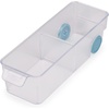 image:imageJoseph Joseph FridgeStore XL Fridge Storage Drawer Caddy  ExtraLarge Organizer with Handle and Wheels for Easy Access BPAFreeSmall Bin