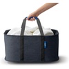 image:imageJoseph Joseph HoldAll Collapsible 45L1189 Gallon Outdoor Washing Laundry Basket with Shoulder Strap Durable Fabric Waterproof Base Dark GreenBlack
