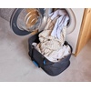 image:imageJoseph Joseph HoldAll Collapsible 45L1189 Gallon Outdoor Washing Laundry Basket with Shoulder Strap Durable Fabric Waterproof Base Dark GreenBlack