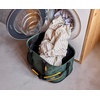 image:imageJoseph Joseph HoldAll Collapsible 45L1189 Gallon Outdoor Washing Laundry Basket with Shoulder Strap Durable Fabric Waterproof Base Dark GreenGreen